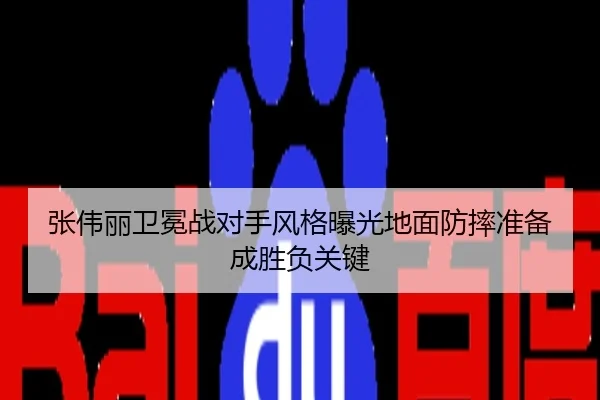 张伟丽卫冕战对手风格曝光地面防摔准备成胜负关键